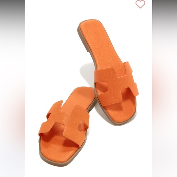 Orange Bianka Sandal - Picture 3 of 3